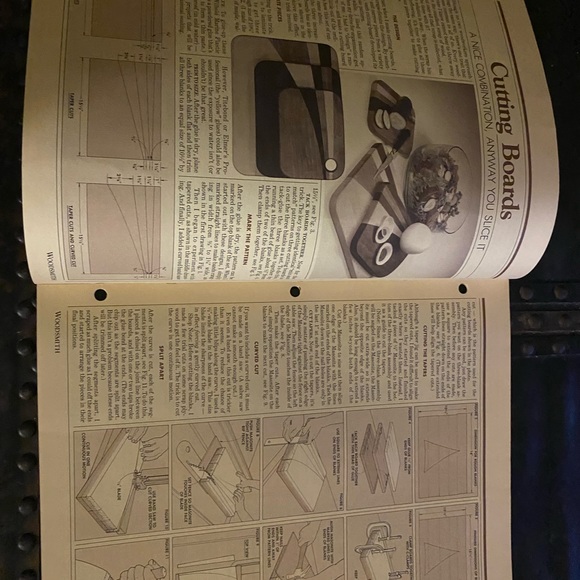 🎉5/$10🎉 Woodsmith magazine no 32 March / April 1984 blanket chest , quilt rack - Picture 8 of 9